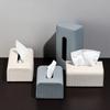 Scatola Portatovaglioli Rettangolare in Pelle a Griglia Intrecciata Creativa Scatola Portatovaglioli Estraibile Decorazione per Casa Camera da Letto Soggiorno