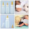 Kitten Bottle Feeder Cat Feeding Bottle Easy Cleaning 50ml 3Pcs