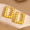 Raffinate Ear Cuff in Acciaio Titanio Oro 18k per Donna