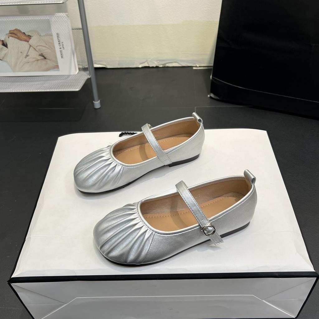 Fashion 2025 New Women Flat Shoes Fashion Round Toe Ladies Elegant Mary Jane Shoes Soft Flat Heel Baot Shoes Outdoor Ballerina Shoe