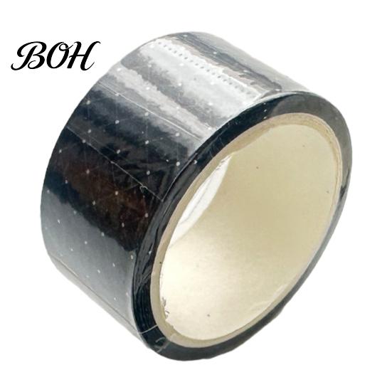 Black And White Plaid Tape Grid Washi Tape, Pattern Decorative Masking Hand-tearable for Arts, DIY Crafts, Journals, Planners, Scrapbooking,