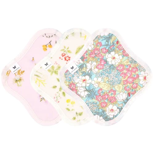 AENUANCE Cloth Pads for Mild Urinary Incontinence, 3-Piece Set, Thin, Absorbent, 2cc Capacity, SS, Non-Waterproof, AESST-3P-V05
