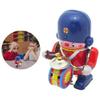 Tinplate Toy Soldier Unique Drummer on Tin Robot Vintage Wind Up Toy for Home Decoration and Collection
