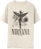 Nirvana in Utero Sliten Logotyp Vuxen Kortärmad T-shirt 90-tals Grunge Musik Vintage Stil Grafiska T-shirts