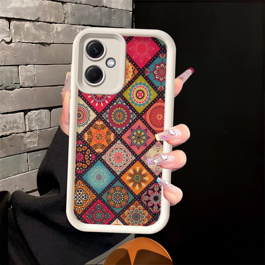 Phone Cover Case for Xiaomi Redmi Note 14 Pro Plus A1 A2 A3 A4 10 13C 12C 11 14C 11s Note 13 12 12s Retro Bohemian Style