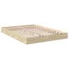 Bed Frame without Mattress Sonoma Oak 140x200 cm Wood Based Material