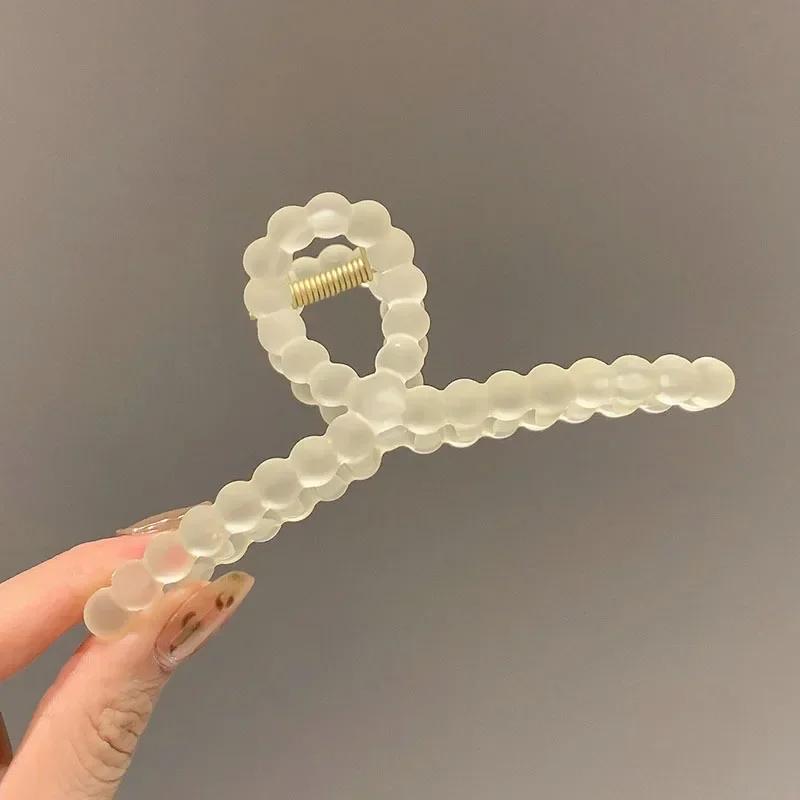 Transparent Hair Clip Claws for Women Girls Summer Sweet Crab Hair Barrettes Hairpins Headwear Party Hair Accessories Hairpins