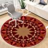 1PC Kaleidoscope Pattern Chair Carpet for Office Non-Slip, Lightweight, Machine Washable Rug for Office, Sleeping, Room - Holiday Decoryy251009077