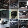 BMW X5 F15 X6 F16 2014-2018, Vairas, Prietaisų skydelis, Konsolės pavarų perjungiklis, Skydelio lipdukas, Automobilio salono anglies pluošto apdailos dangtelis
