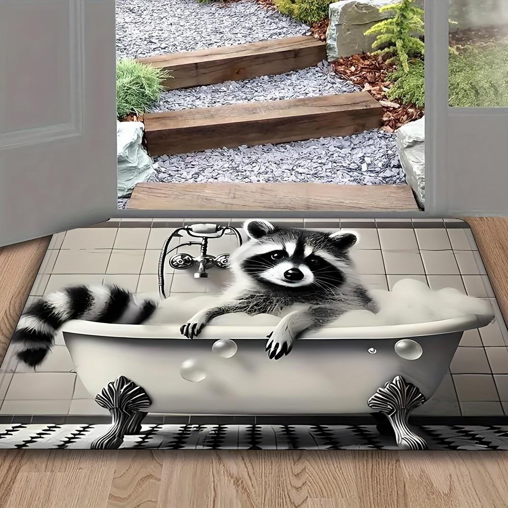 

Cartoon Crystal Velvet Non-slip Floor Mat for Living Room/Bathroom - Wear-resistant & In Stock 40 x 60 cm
