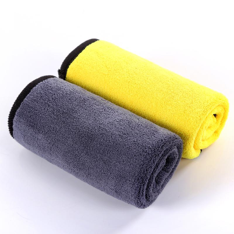 

Dual-Colored Coral Fleece Microfiber Car Wash Towel - Thick, Absorbent, and Logo Branded. 20x30cm