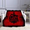 Ozzy osbourne printed blankets picnic blanket Warm Flannel blankets Soft and comfortable blanket bed linings Birthday Gift