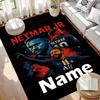 Custom Name Personalized Neymar Jr Print Carpet, Versatile Home Decor Rug, for Playroom, Apartment, Balcony, Entryway, Hallway Gift