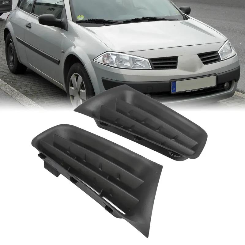1 Pair Front Bumper Shutter Stable Performance 7701474478 Decorative Right Side Front Bumper Grille for MK2 2002-2005