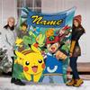 Customizable Pika Throw Blanket – Personalized Name, All-Season Cozy Snug Blanket, Machine Washable, Personalized Blanket