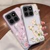 Simple Style Floral Case For Xiaomi Redmi Note 15 Pro 4G Funda Redmi Note 14 13 Pro 5G Clear TPU Silicone Soft Cover