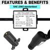 US to EU Trailer Light Converter US Vehicles with 7 Way Connector 13