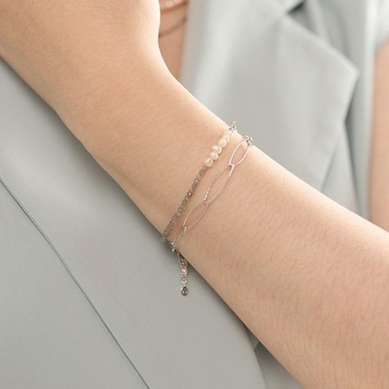 ozel Silver925 ITALY CHAIN Bracelet PS004B