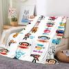 P-Paul Frank Flanell Wohnzimmer, Schlafzimmer, Schlafsofa, Picknick für Kinder, Wärme, Komfort, tragbare Decke, Geburtstagsgeschenk r2