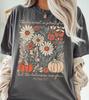 Fall Floral Shirt, Christian Harvest Graphic Tee