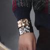 Minority Design Wide Open Bangle Europe American Style Exaggerated Bracelet  Decoration