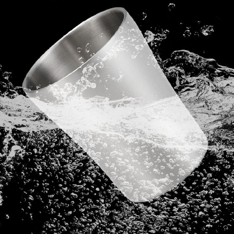 Izolované nerezové kelímky 304 s dvojitou stěnou, stohovatelné, kovové sklenice na pití pro domácnost, kancelář a kempování