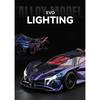 1/18 Apollo Project EVO Alloy Concept Sports Car Model Diecasts Metal Track Racing Car Vehicles Model Sound Light Kids Toys Gift