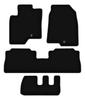 BASIC schwarze Velours-Fußmatten für: Chevrolet Captiva 7-Sitzer (2006-2017)