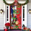 1PC Background Cloth Atmosphere Polyester Party Supplies Christmas Door Hanging Christmas Decorations Blanket