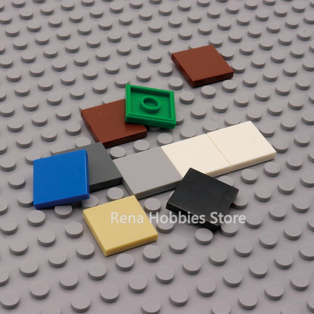 200pcs 3068 FLAT TILE 2X2 Ceramic Tile Bricks DIY MOC City Building Blocks Figure Educational Creative Toys