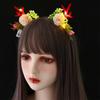 Photo Props Christmas Hair Hoop Glowing Headband Fairy Deer Ear Elk Ears Headband Women Hair Wear