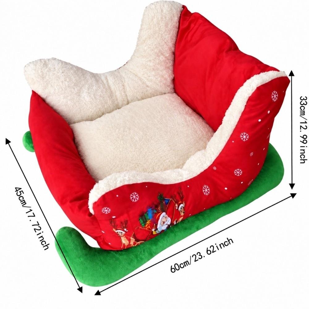 Washable Pet Couch Plush Sleigh Bed High Quality Pet Bed  Winter