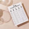 6Pcs Fitness Card Yoga Seated Postures Exercise Charts 30 Day Chair Exercises Plan Poster for Morning Sports Enduring