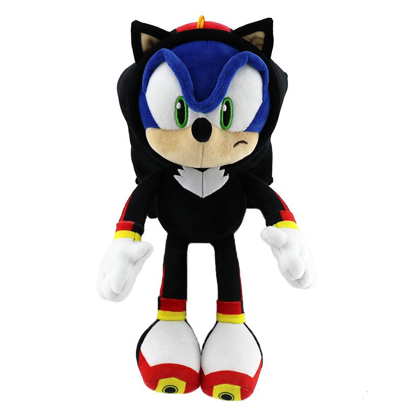 Neues Igel-Maus-Stofftier Super Sonic Tails Knuckles Cartoon Anime Puppe 30cm