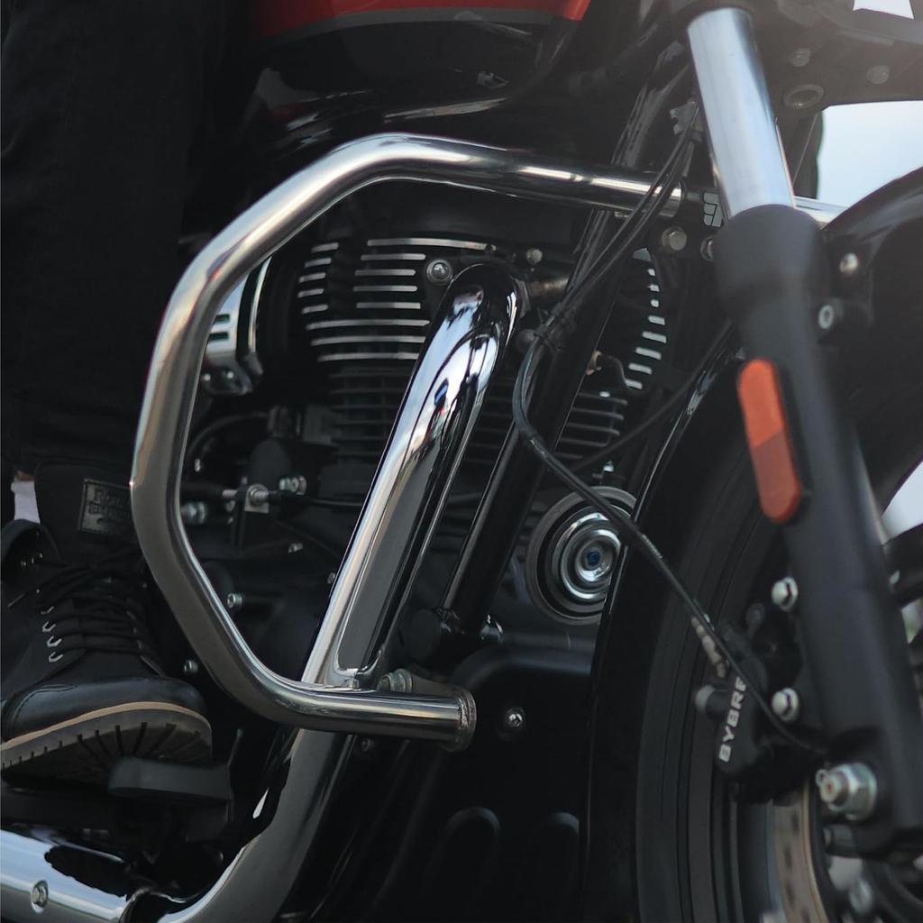 Royal Enfield "Silver Octagon Engine Guard" For New Bullet 350