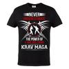 Camiseta de Entrenamiento para Gimnasio de MMA Krav Maga. Camiseta de algodón de verano con cuello redondo y manga corta para hombre, nueva tallas S-3XL