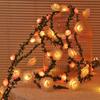 Colored Lights Rose Flower Lights Warm Light Decorative Garland  Wedding Decorations