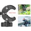 Motorcycle Bike Double Clamp Bracket for Insta360 One X2 X3 GoPro 12 11 10 SJCAM Selfie Stick Monopod Clip Mount Handlebar Stand