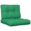 2 Piece Pallet Cushion Set Green Fabric