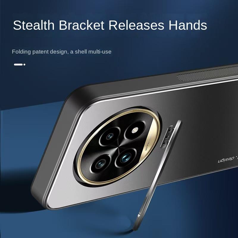 For Oppo Realme 13Pro+ 12Pro 12Pro+ Metal Phone Case, the Lens Is Fully Protected