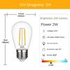 Warm White ST45 LED Light Bulb 1W 2W Light Bulb Hot LED Bulb  2700K White Light