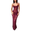 Spring 2026 Sexy Lace Trim Slim Fit See-through Dress - Spicy Girl Style