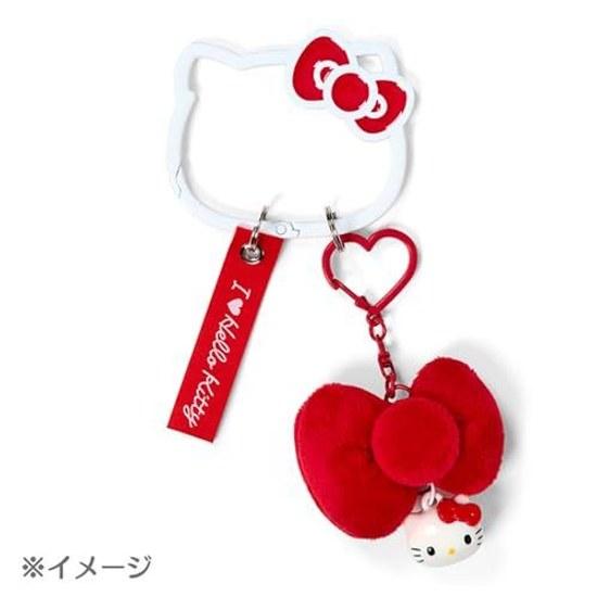 Sanrio Face-Shaped Carabiner (I Love Hello Kitty) Kitty Pink 395790