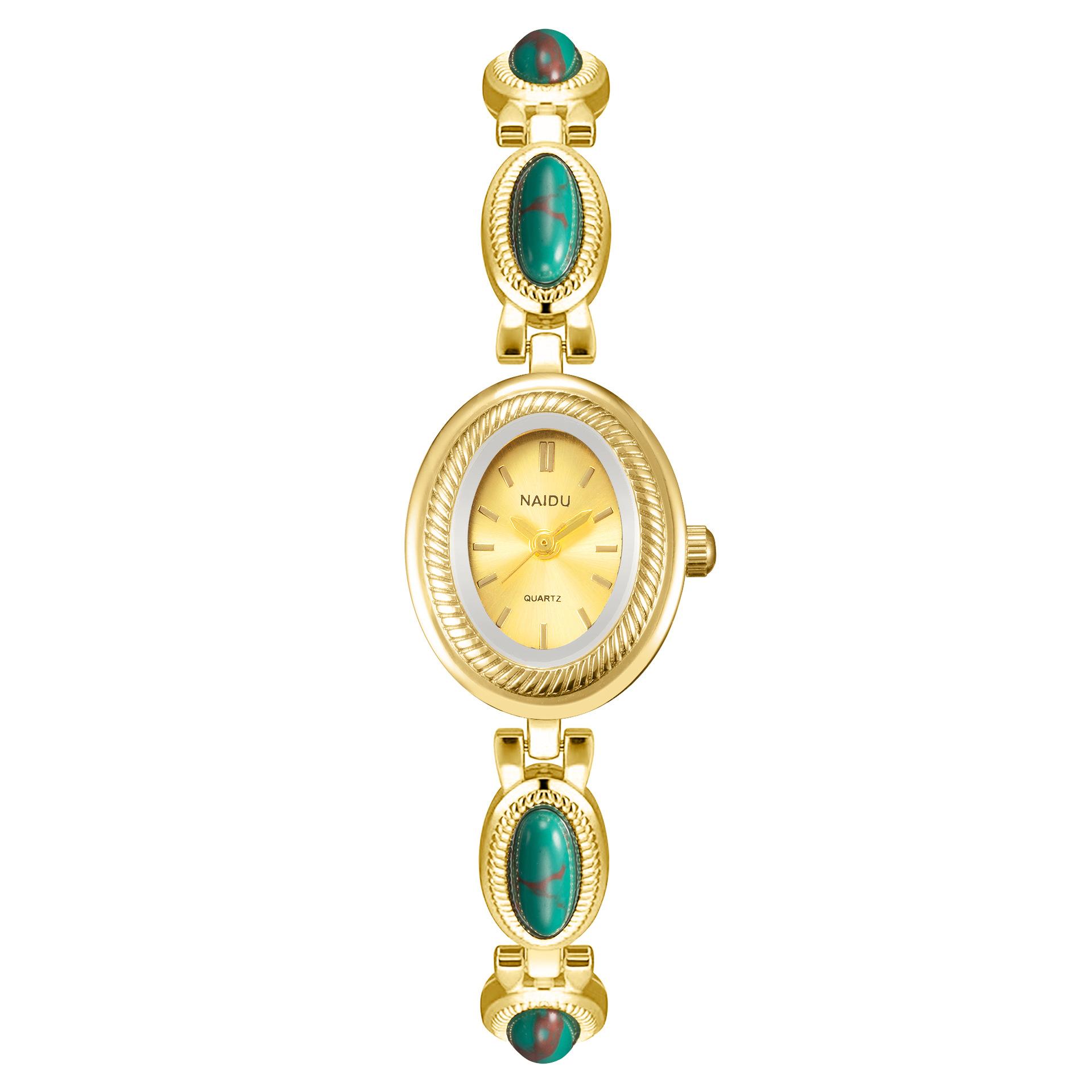Medieval Light Luxury Bracelet Watch Temperament Watch Retro Small Gold Watch Women S Watch
