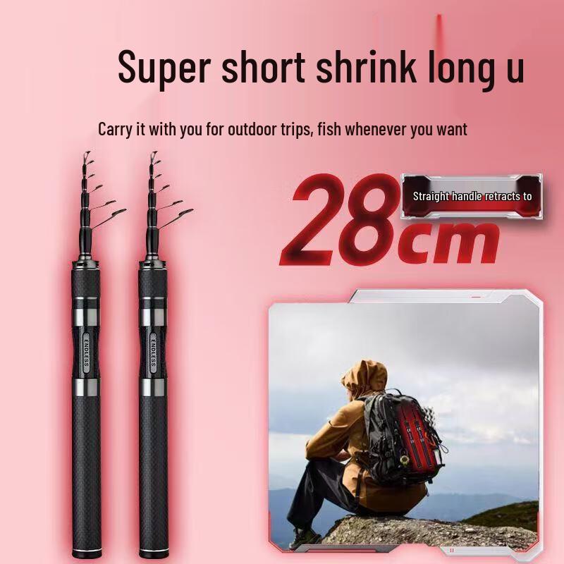 iosn Carbon Fiber ML Casting Finesse Lure Rod
