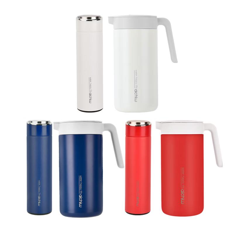 Aichiw Insulated Stainless Steel Bottle & Pot Set (450ml + 1200ml) 450ml+1200ml