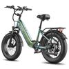 Elektrofahrrad Fafrees F20 Rover 250W Motor Höchstgeschwindigkeit 25km/h 20" Fat Tire Stadtelektrofahrrad 48V 20AH LCD Display 7 Gänge Maximale Belastung 150Kg