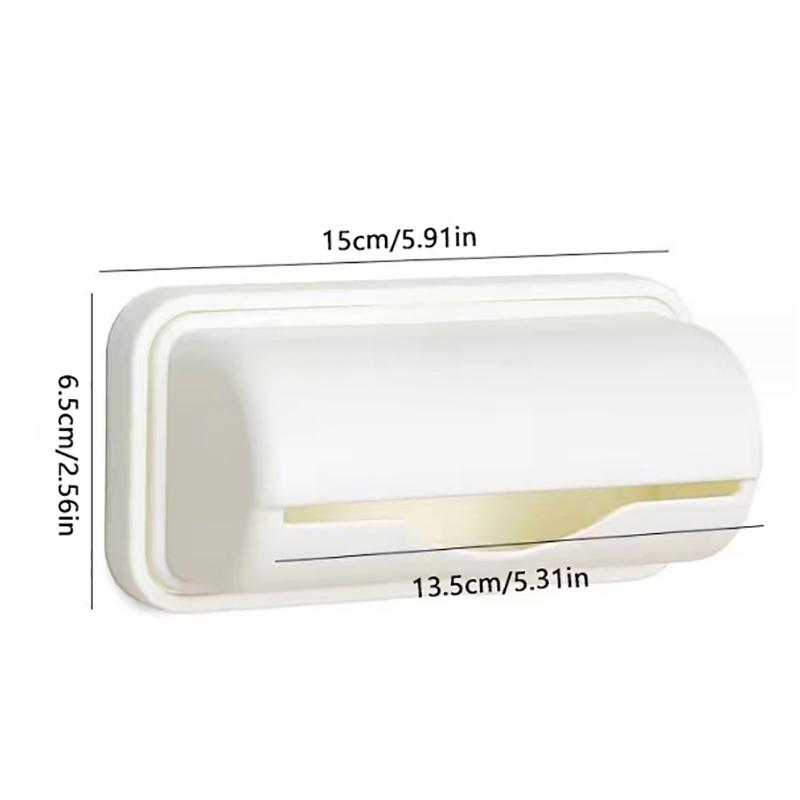 Wall Mount Trash Bags Storage Box Garbage Bag Dispenser For Kitchen Bathroom Plastic Bags Container Organizer Grocery Bag Holder