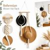 Wall Mounted Hat Organizer Bohemian Hat Holder New Wall Hat Hanger  Wall Decor