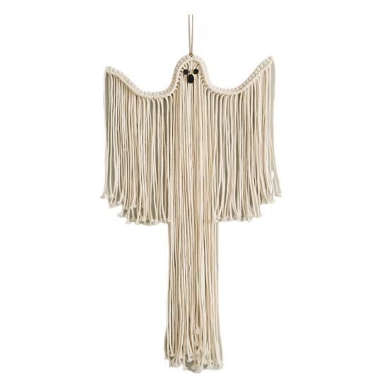 Hand-Woven Tapestries Ghost Wall Hanging Decoration Creepy Spooky Halloween Wall Art Multipurpose Decorative Tapestries for Halloween